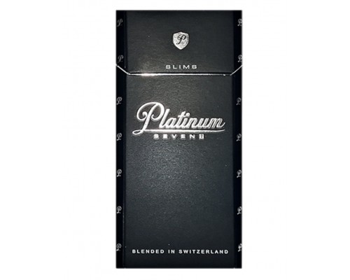 Купить Сигареты  Platinum Seven Slim Black (Платинум Севен Слим Блэк)