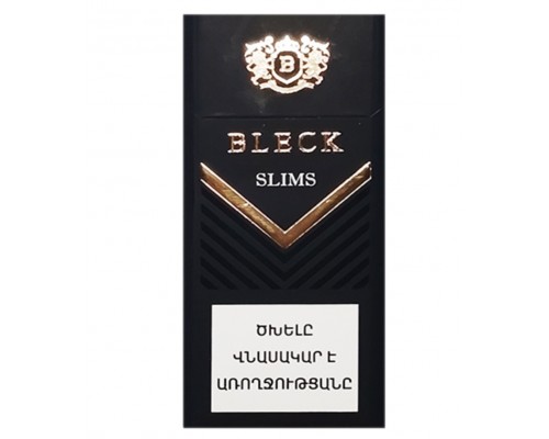 Сигареты Bleck Black Gold Slim (Блек Блэк Голд Слим)