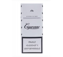 Сигареты Cigaronne Super Slims White (Сигароне Супер Слим Белые)