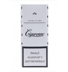 Сигареты Cigaronne Super Slims White (Сигароне Супер Слим Белые)