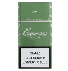 Сигареты Cigaronne Super Slims Menthol (Сигарон Супер Слим Ментол)