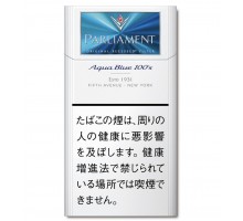 Сигареты Parliament Aqua Blue 100’s Japan (Парламент Аква Блю 100 мм Япония)