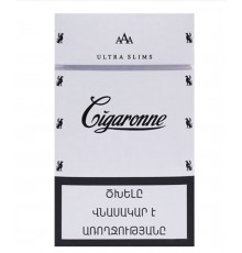 Сигареты Cigaronne Ultra Slims White (Сигароне Ультра Слимс Белые)