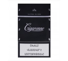 Сигареты Cigaronne Ultra Slims Black (Сигароне Ультра Слимс Черные)