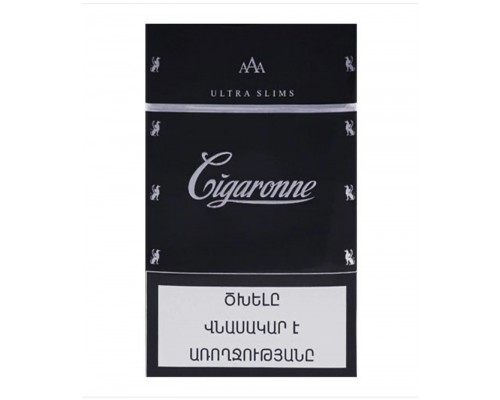  Сигареты Cigaronne Ultra Slims White (Сигароне Ультра Слимс Белые)