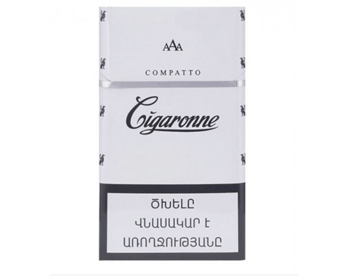  Сигареты Cigaronne Compatto White (Сигароне Компатто Белые)