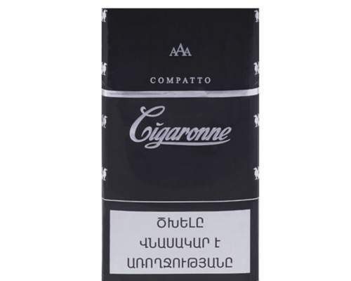  Сигареты Cigaronne Compatto Black (Сигароне Компатто Черные)
